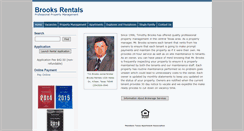 Desktop Screenshot of brooksrentals.com